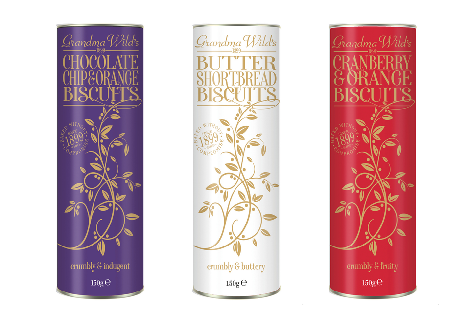 Grandma Wild's Luxury Festive Biscuit Tubes xx