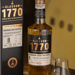 Glasgow 1770 Bourbon Cask Matured 54% Single Malt Scotch Whisky 70cl