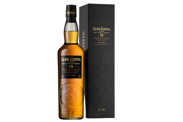 Glen Scotia 15 Year Old 46% Single Malt Scotch Whisky 70cl - 10% OFF