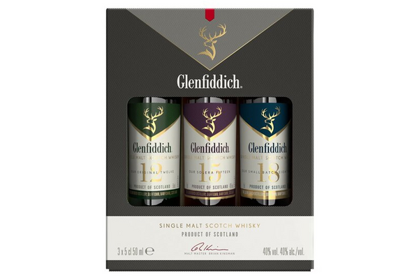 Glenfiddich Whisky Triple Gift Pack - 12YO, 15YO and 18YO