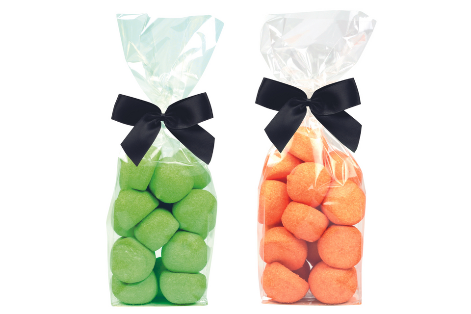 Orange & Green Sugar Dusted Marshmallows xx