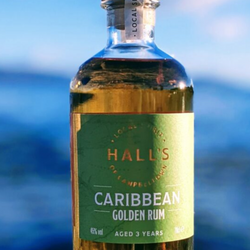 Hall's 3 Year Old Caribbean Rum 70cl