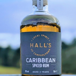 Hall's 3 Year Old Caribbean Spiced Rum 5cl