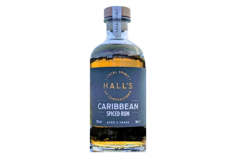 Hall's 3 Year Old Caribbean Spiced Rum 70cl xx