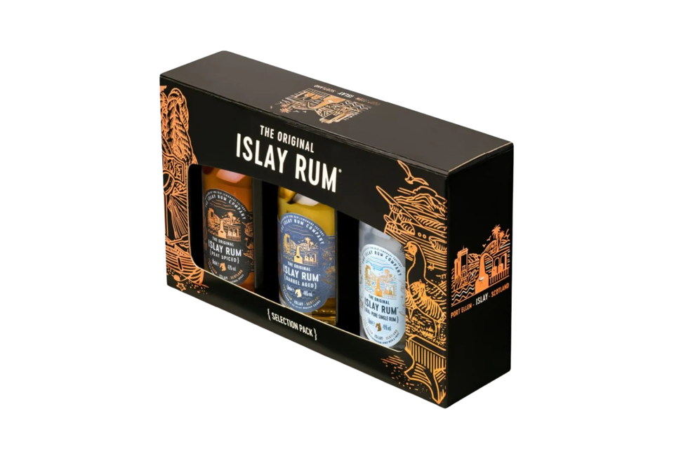Islay Rum Miniatures Gift Pack 3 x 5cl xx