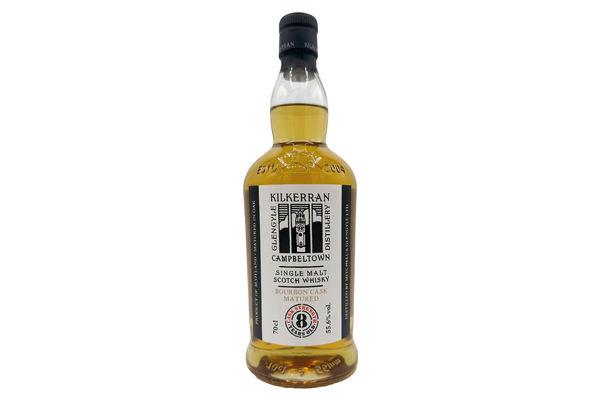 Kilkerran 8 Year Old Cask Strength Bourbon Casks 55.60% Single Malt Scotch Whisky 70cl
