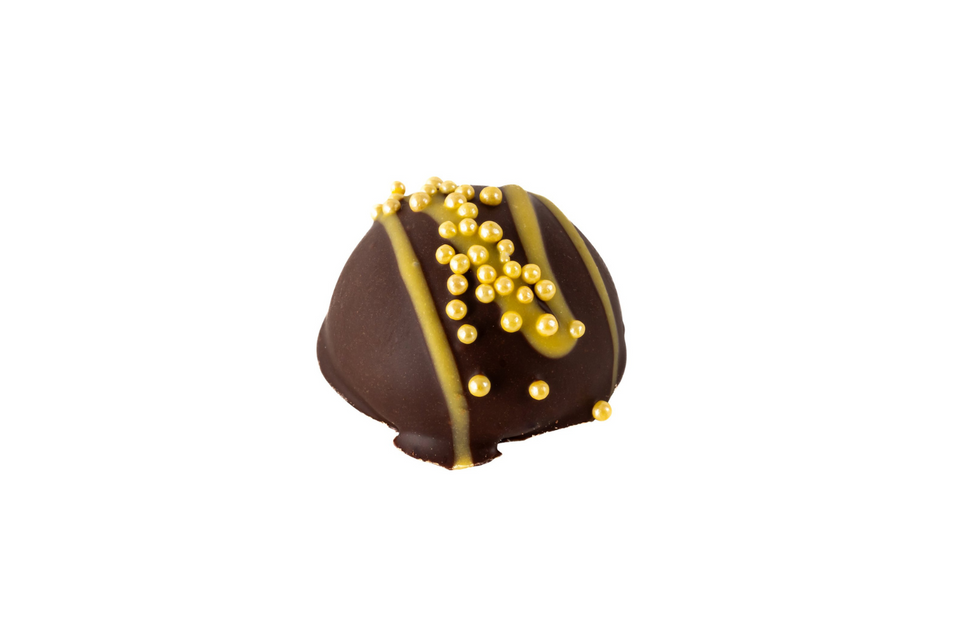 Milk Chocolate Truffle with Gold Sprinkles