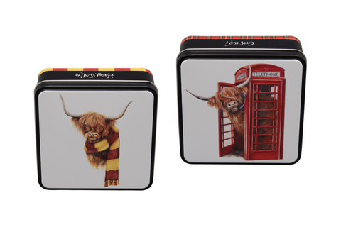 Lana Mathieson Highland Cows Fudge Gift Tins