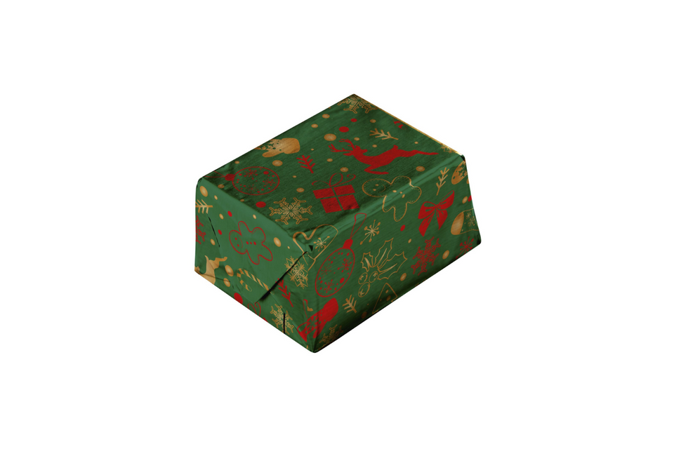 Christmas Gift Foiled Praline with Bresilienne