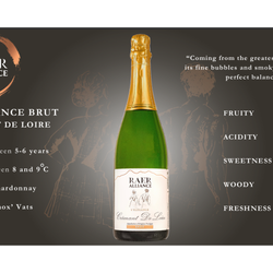 RAER Alliance L'Elegance Saumur Brut Crémant de Loire BIN NO 1234