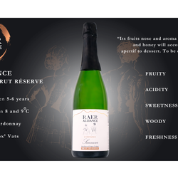 RAER Alliance L'Instance Saumur Brut Réserve BIN NO 1945