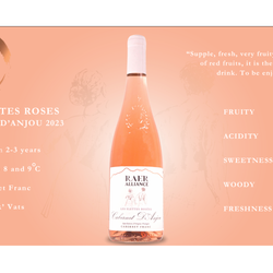 RAER Alliance Les Elettes Rosées Cabernet D'Anjou 2023 BIN NO 1975