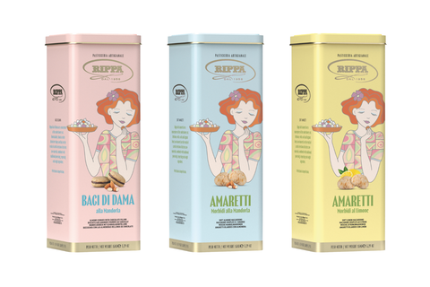 Rippa Gift Tins of Soft Almond Cookies