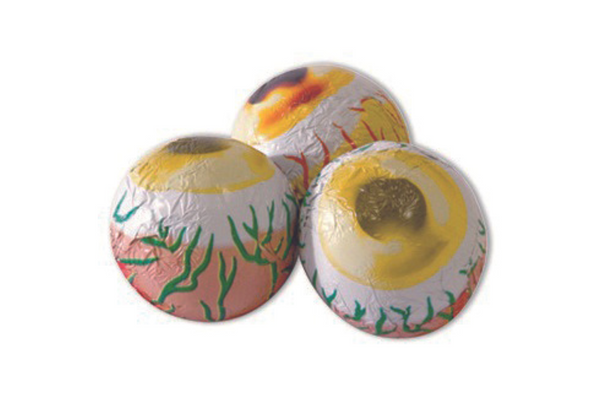Foil Wrapped Chocolate Eyeballs