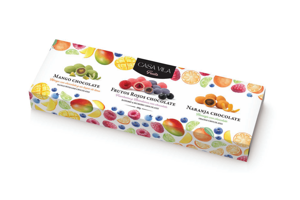 Sherpa Iberica Casa Vila Mixed Chocolate Covered Fruits xx