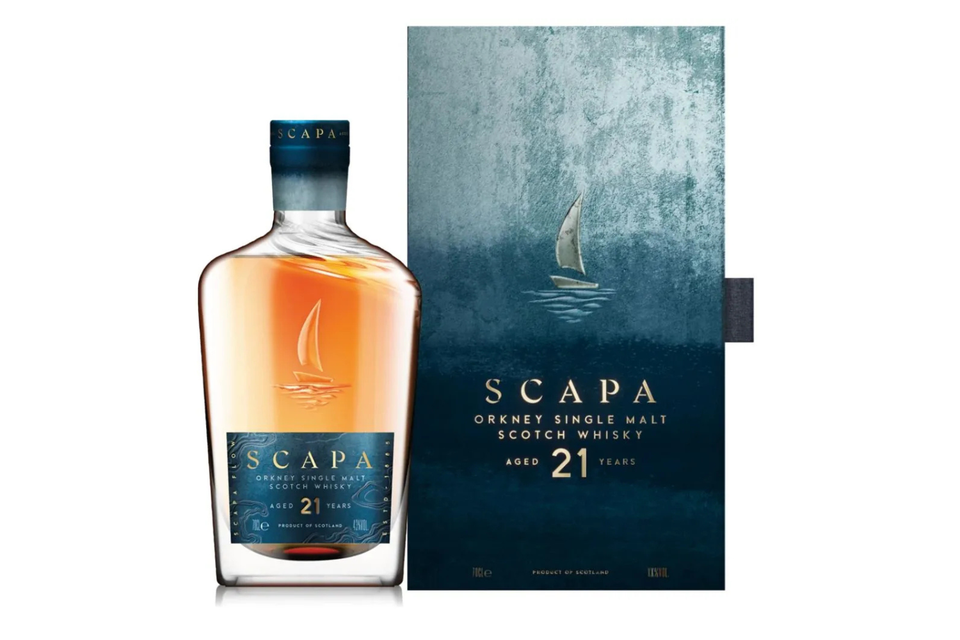 Scapa 21 Year Old 48% Single Malt Whisky 70cl xx
