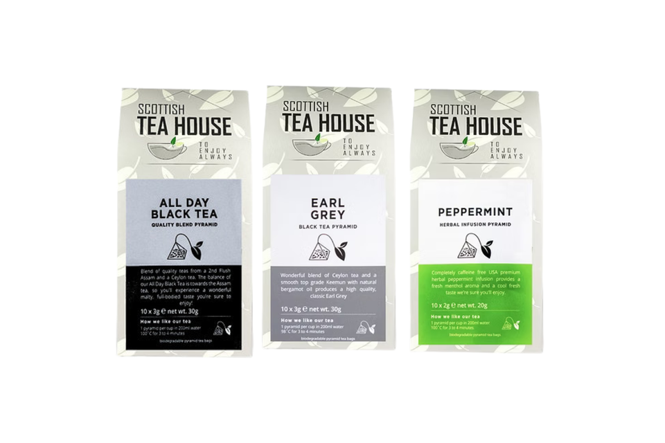 Scottish Tea House Luxury Pyramid Tea Bags xx