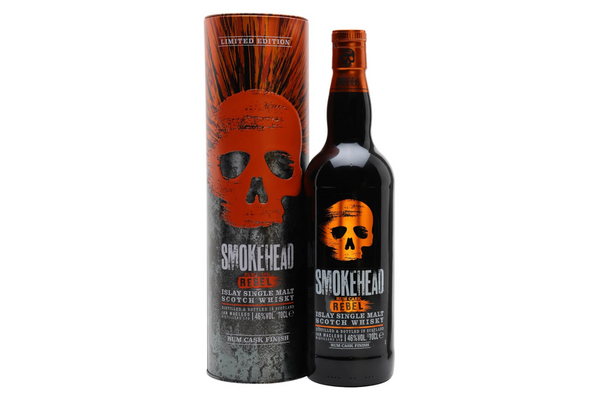 NEW - Smokehead Rum Cask Rebel Islay 46% Single Malt Scotch Whisky 70cl