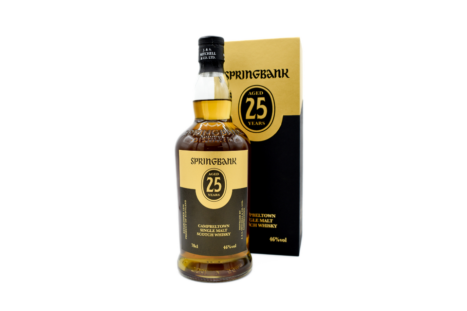 Springbank 25 Year Old 46% Single Malt Scotch Whisky 70cl xx