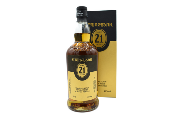 Springbank 21 Year Old 46% Single Malt Scotch Whisky 70cl  | Campbeltown Whisky