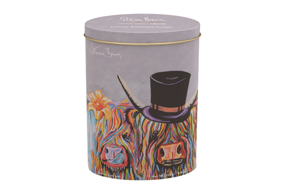 McHappily Ever After Luxury Assorted Fudge Oval Gift Tin xx
