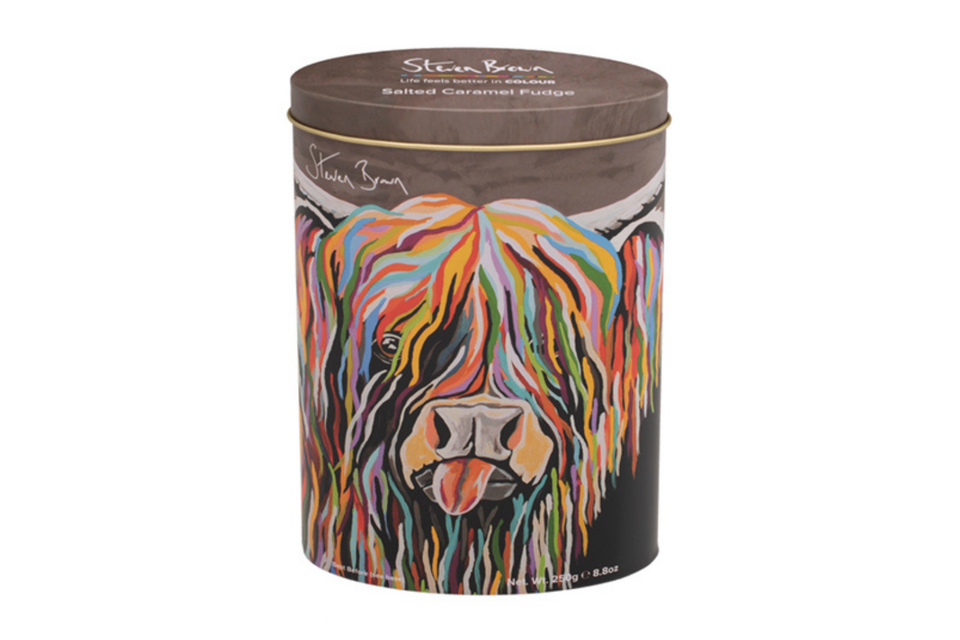 Senga McCoo Salted Caramel Fudge Oval Gift Tin xx