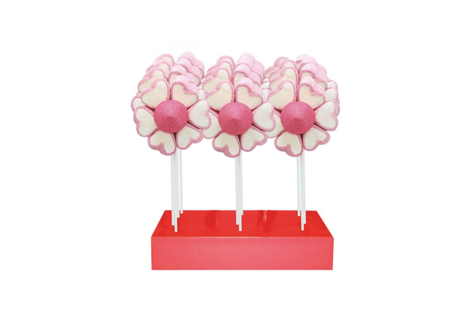 Marshmallow Flower Heart Lolly xx