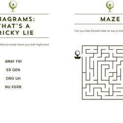 The Golf Puzzle Book