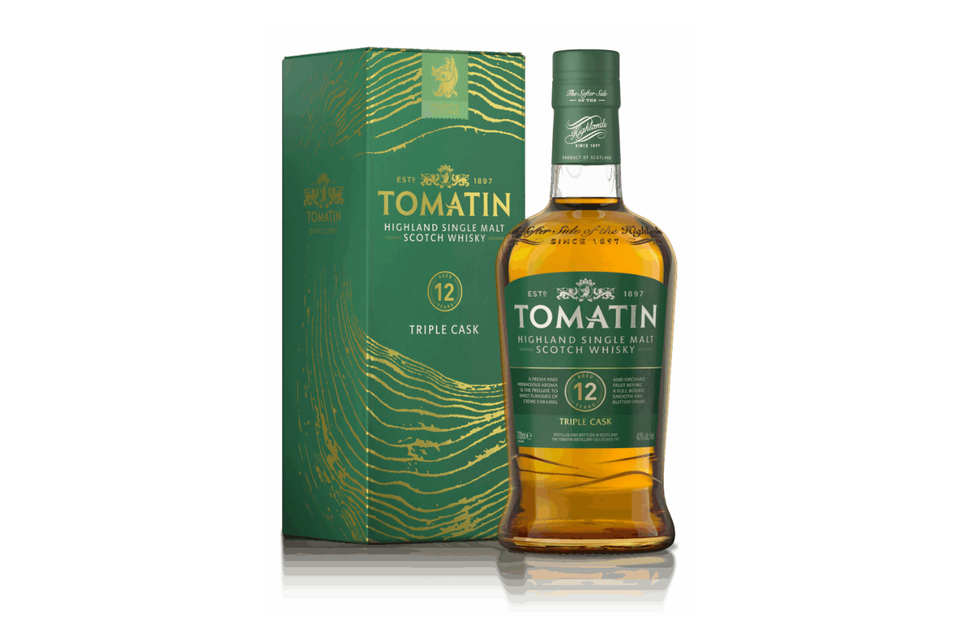 Tomatin 12 Year Old Triple Cask 43% Single Malt Scotch Whisky 70cl - £13 OFF xx
