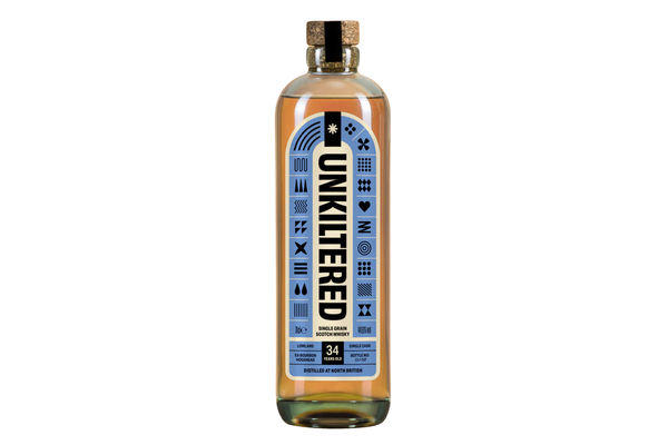 NEW - No.8 The Old Sweetheart North British 34 Year Old 44.6% Cask Strength Single Grain Scotch Whisky 70cl