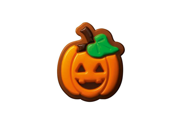 Decorated Solid Milk Chocolate Pumpkin