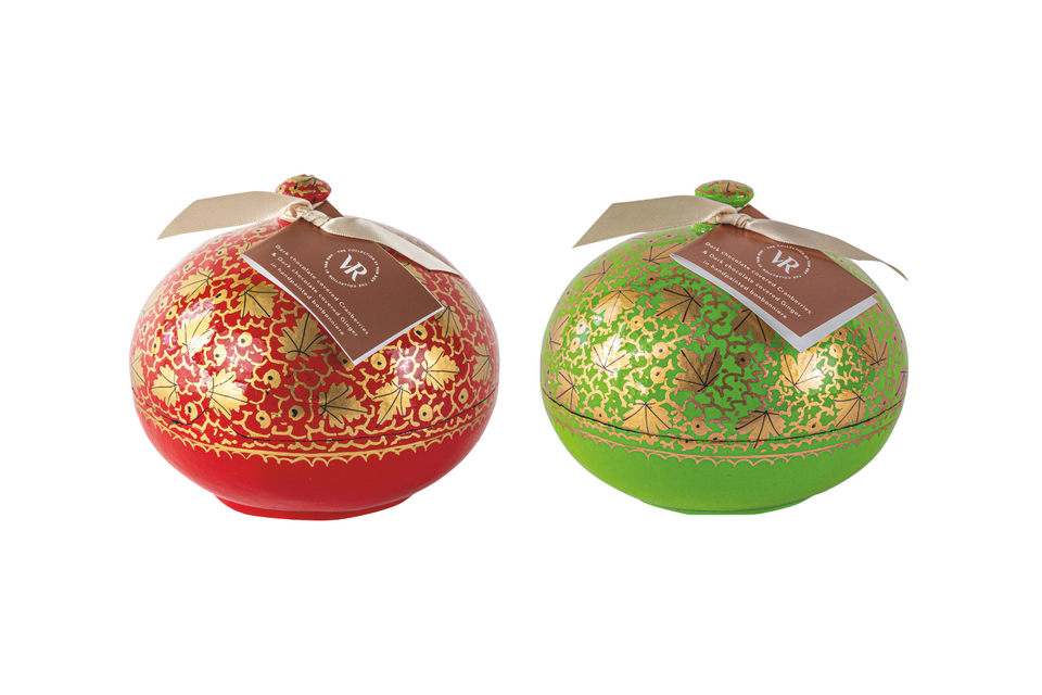 Large Luxury Bonbonnier with Chocolate Coated Ginger & Cranberries xx