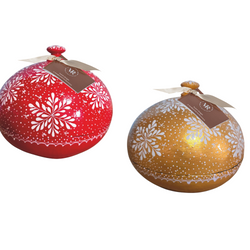 Large Luxury Bonbonnier with Rose & Lemon Turkish Delight