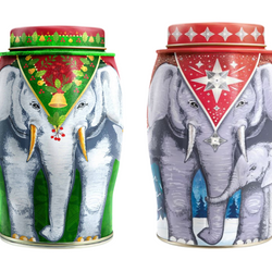 Large Williamson Elephant Tea Caddies (40 Teabags)