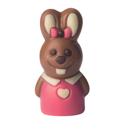 Decorated Milk Chocolate Easter Bunny Figures