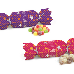 Mini Christmas Crackers with Sweets