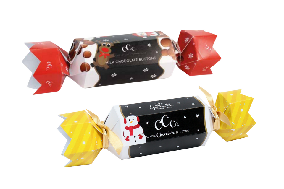 Chocolate Button Christmas Crackers xx