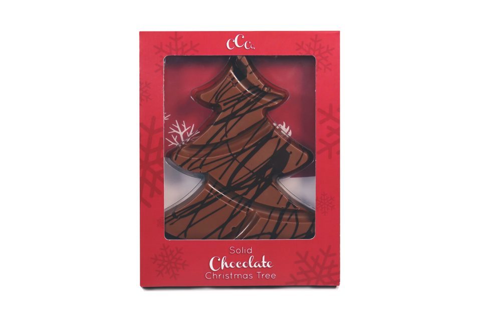 Milk Chocolate Christmas Tree with Dark Drizzle xx