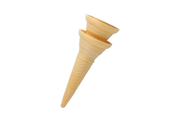 Two Regular Wafer Cones
