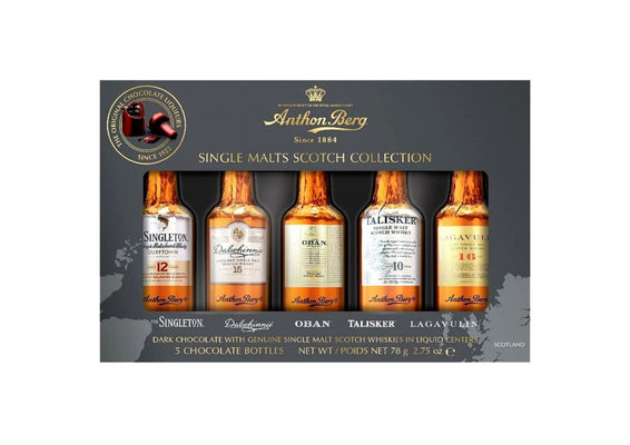 Anthon Berg Single Malt Scotch Whisky Collection (5pc)
