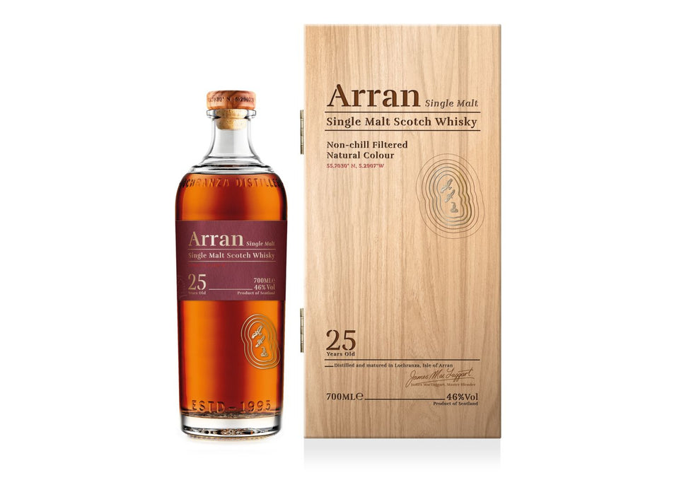 Arran 25 Year Old 46% Single Malt Scotch Whisky 70cl xx