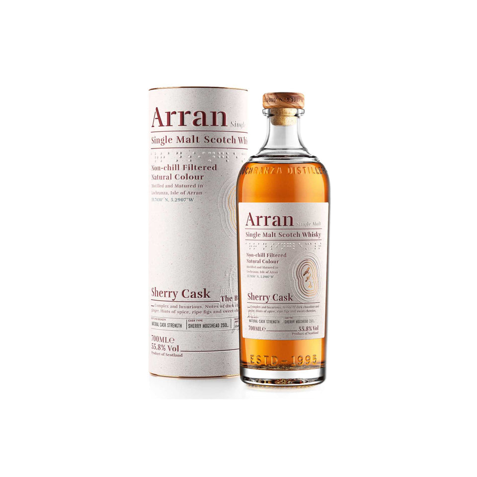 Arran Sherry Cask 'The Bodega' 55.8% Single Malt Scotch Whisky 70cl - 10% OFF xx