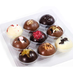 9 Assorted Solid Chocolate Domes Gift Box