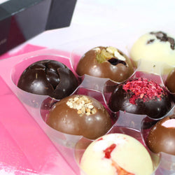 9 Assorted Solid Chocolate Domes Gift Box