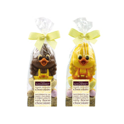 Belgian Chocolate Chicks with Mini Eggs