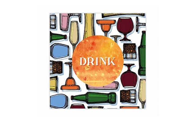 Drink' Greetings Card (with magnet)