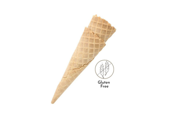 Two Gluten Free Waffle Cones