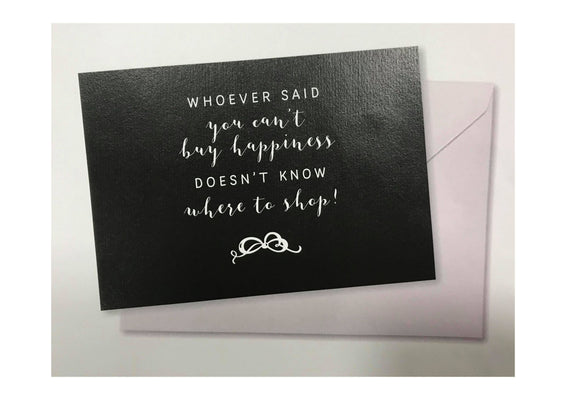 Handwritten Gift Card