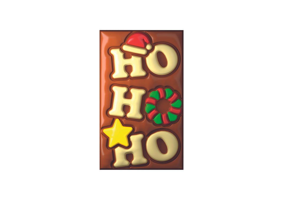 Ho Ho Ho Christmas Chocolate Bar xx