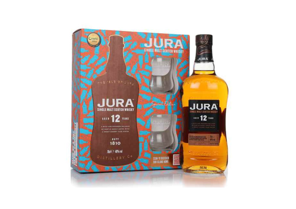 Jura 12 Year Old Whisky Gift Pack xx